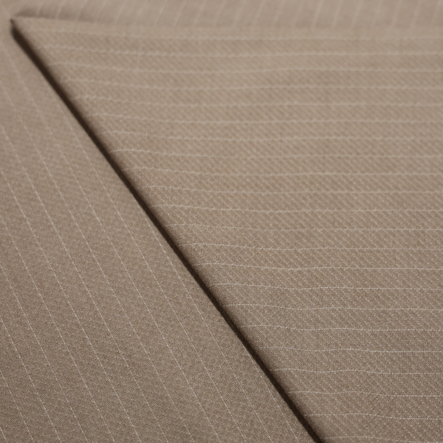 D&J LYCRA BROWN STRIPED SUITING