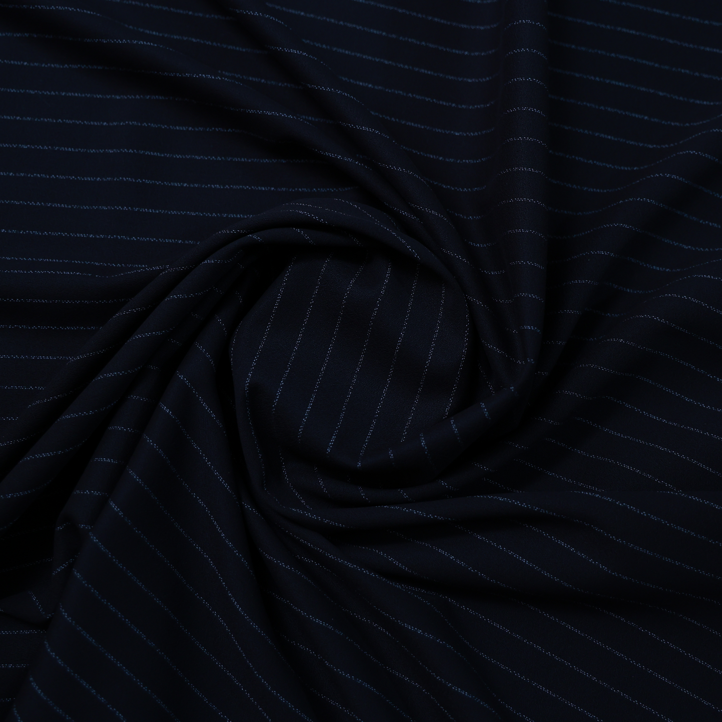 ITALIAN CHANNEL BLACK STRIPS SUITING
