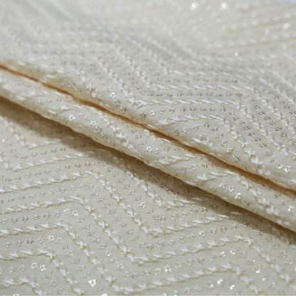 NEMSSIS CREAM EMBROIDERD FABRIC