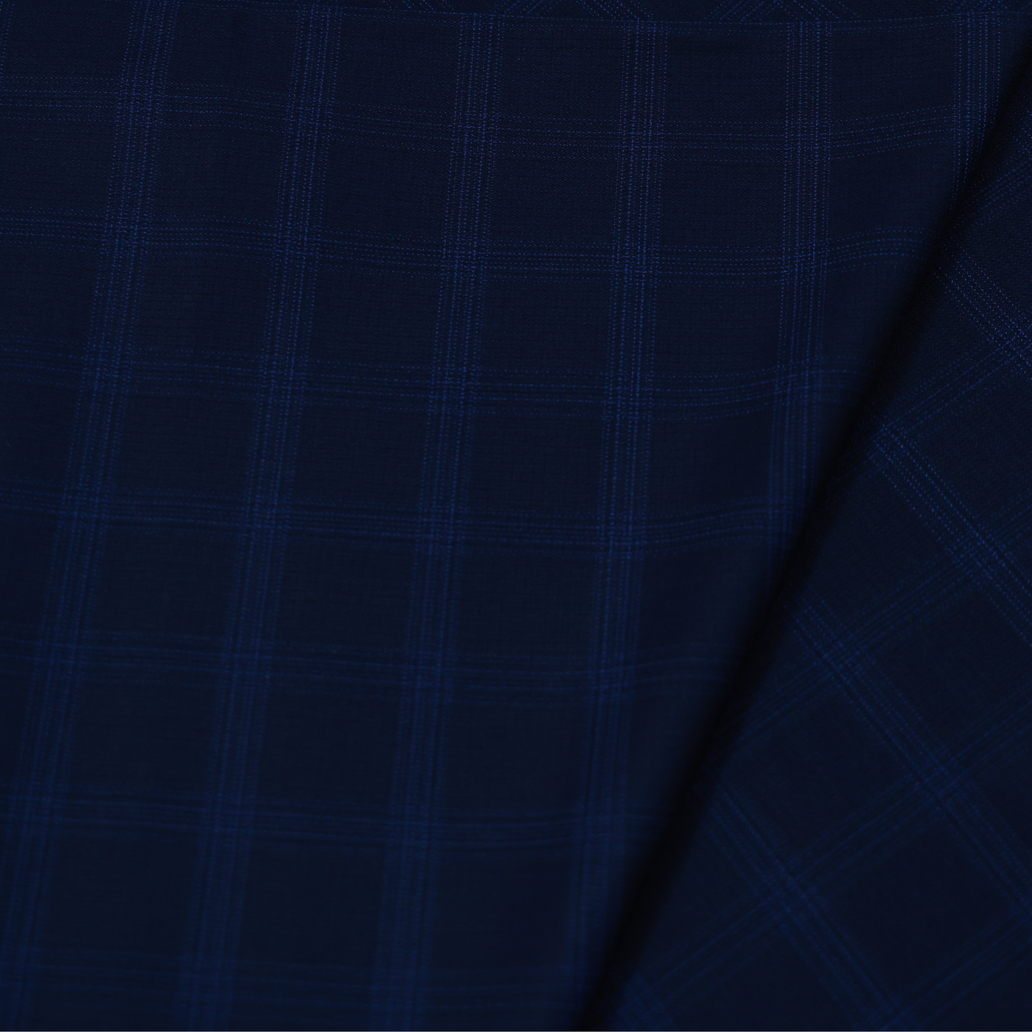 ITALIAN CHANNEL BLUE CHECKS SUITINGS