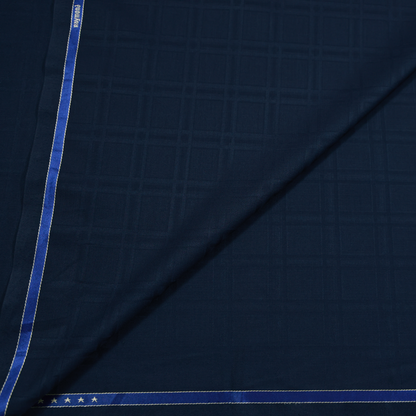RAYMOND INSTYLO BLUE CHECKS SUITING