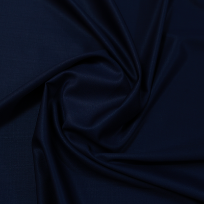RAYMOND TECHNO SMART BLUE WOOL BLEND SUITING