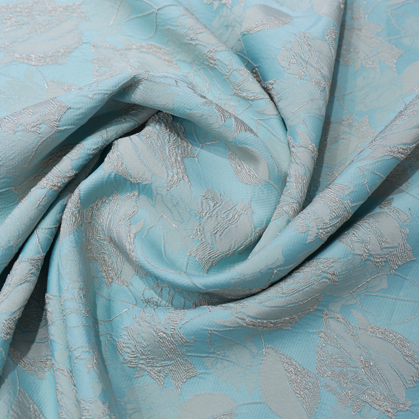 EMBOSED LIGHT TURQOISE FABRIC