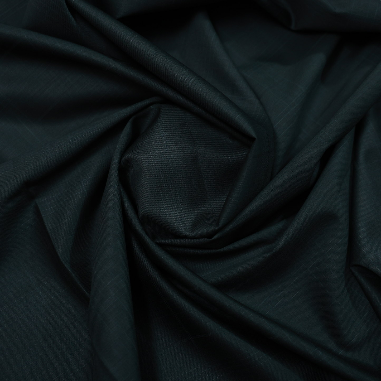 J HAMPSTEAD WOOL BLENDED GREEN CHECKS SUITING