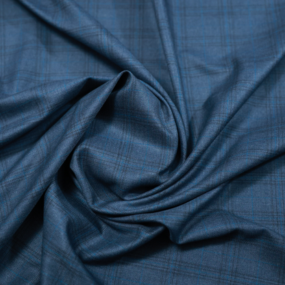 RAYMOND STERLING GREY CHECKS SUITING