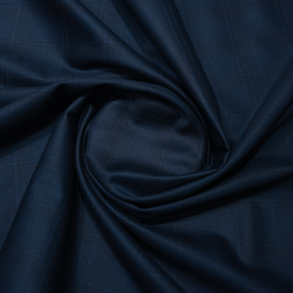 ABSOLUTO BLUE CHECKS SUITING