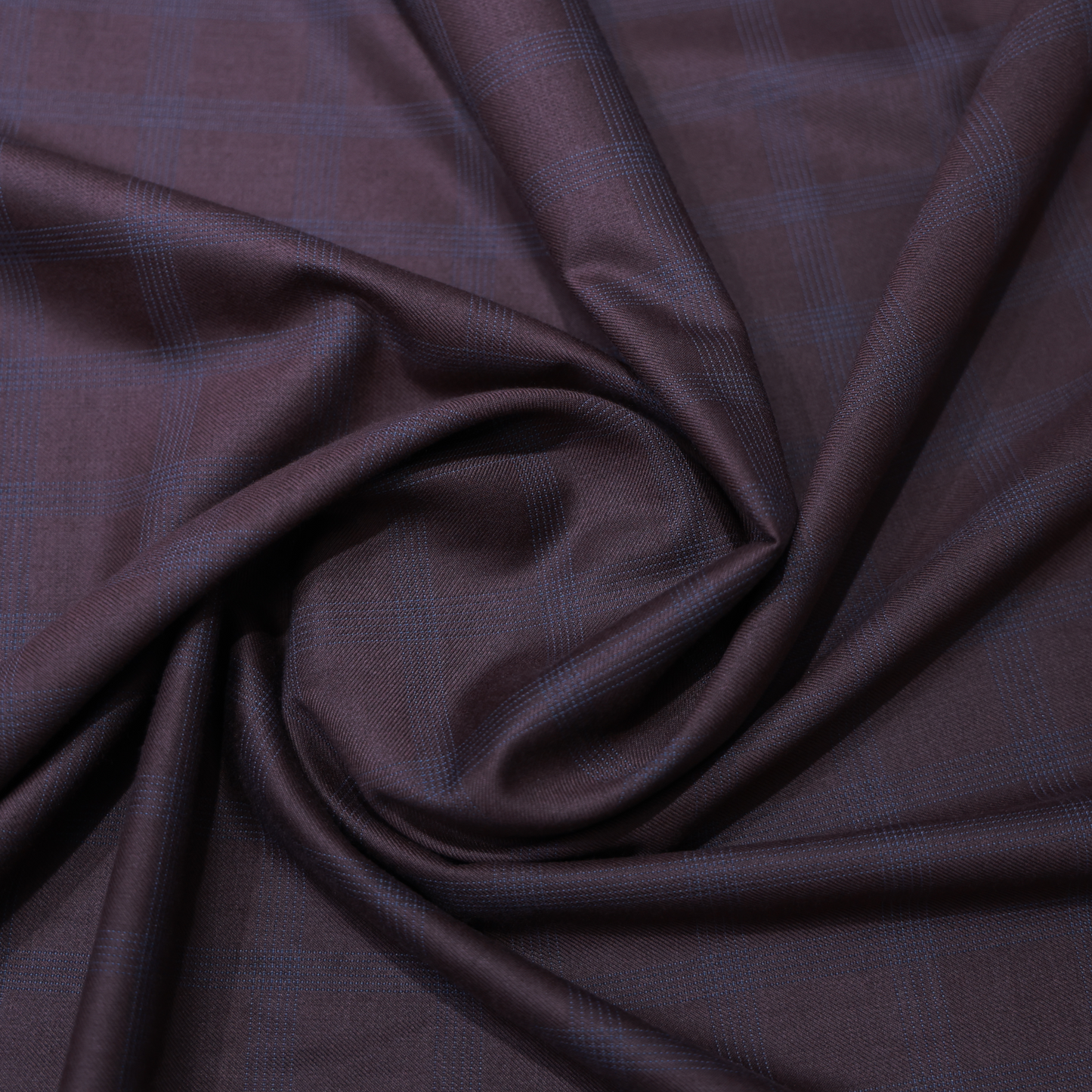 D&J RUST BROWN CHECKS SUITING